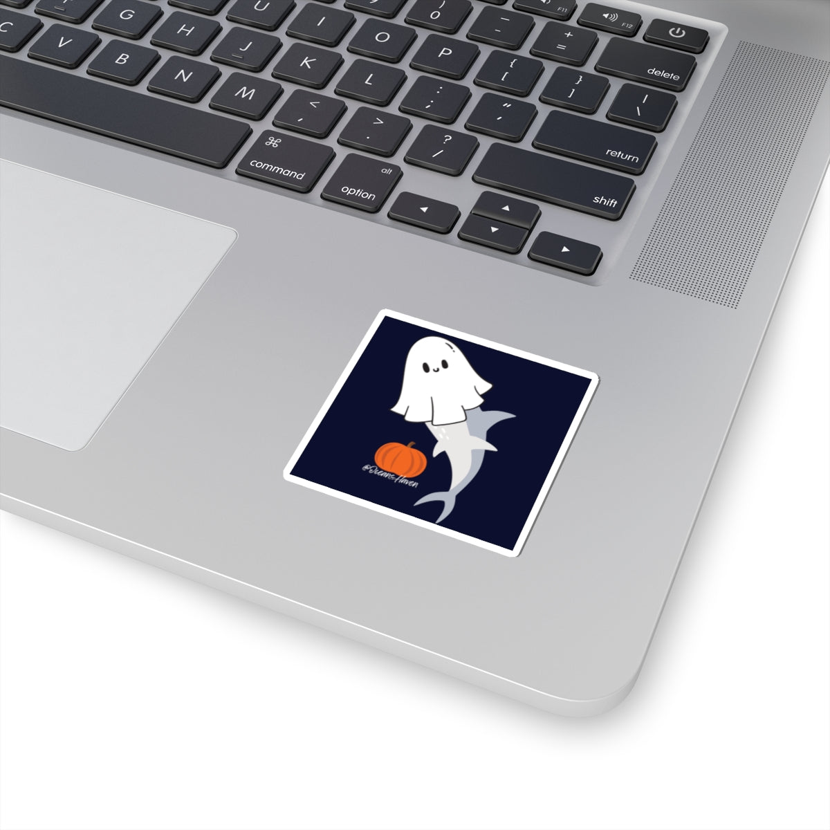 Cute Ghost Shark Sticker