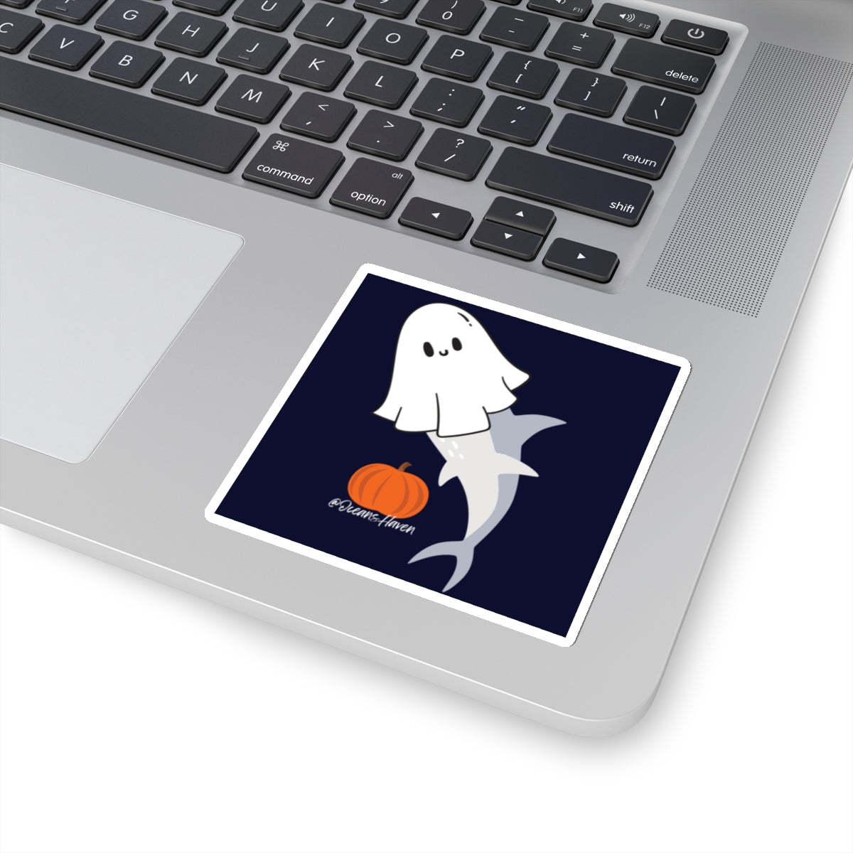 Cute Ghost Shark Sticker