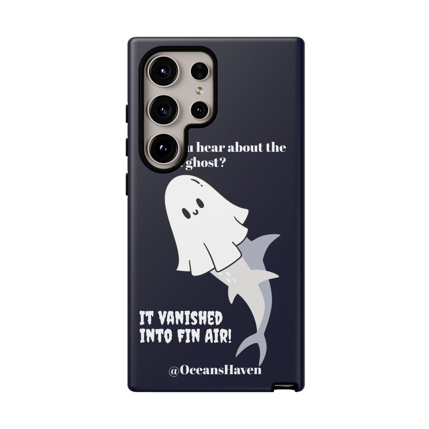 Cute Ghost Shark Phone Tough Phone Case