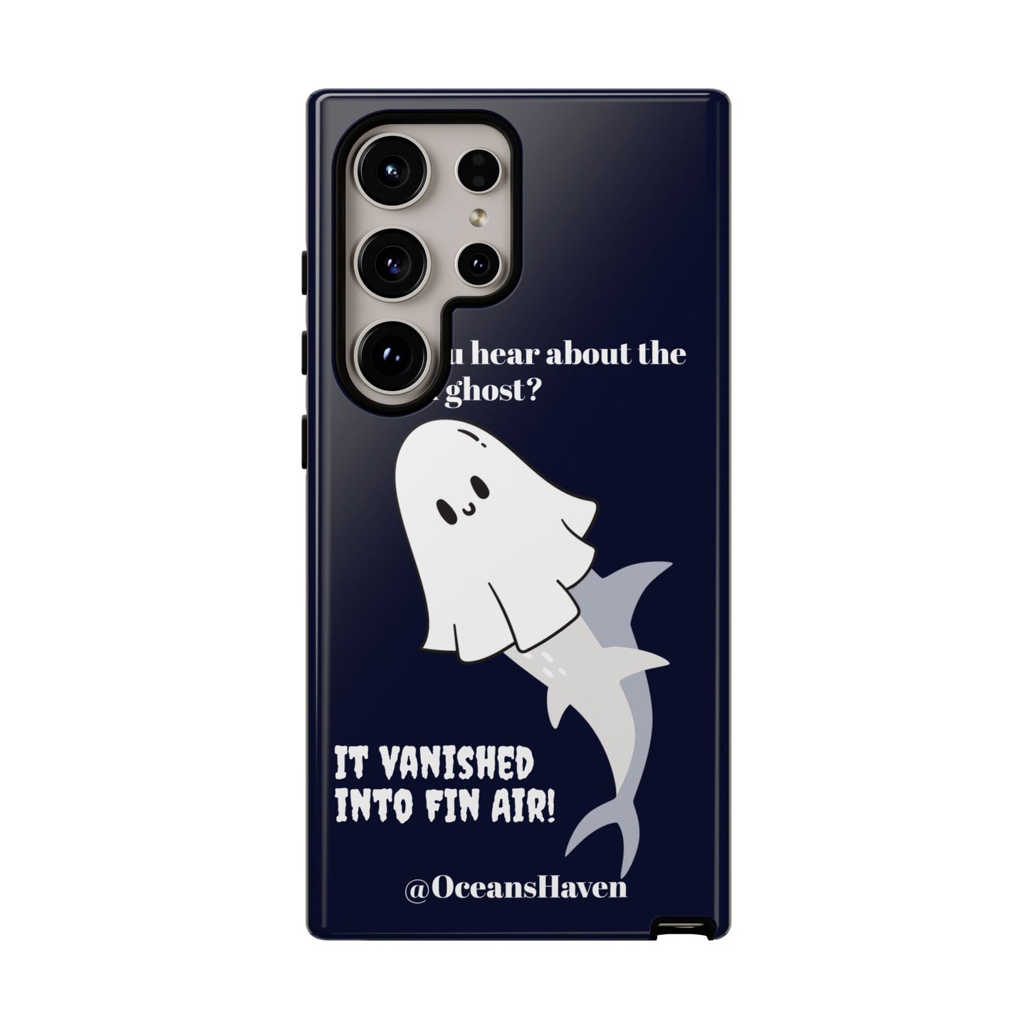 Cute Ghost Shark Phone Tough Phone Case