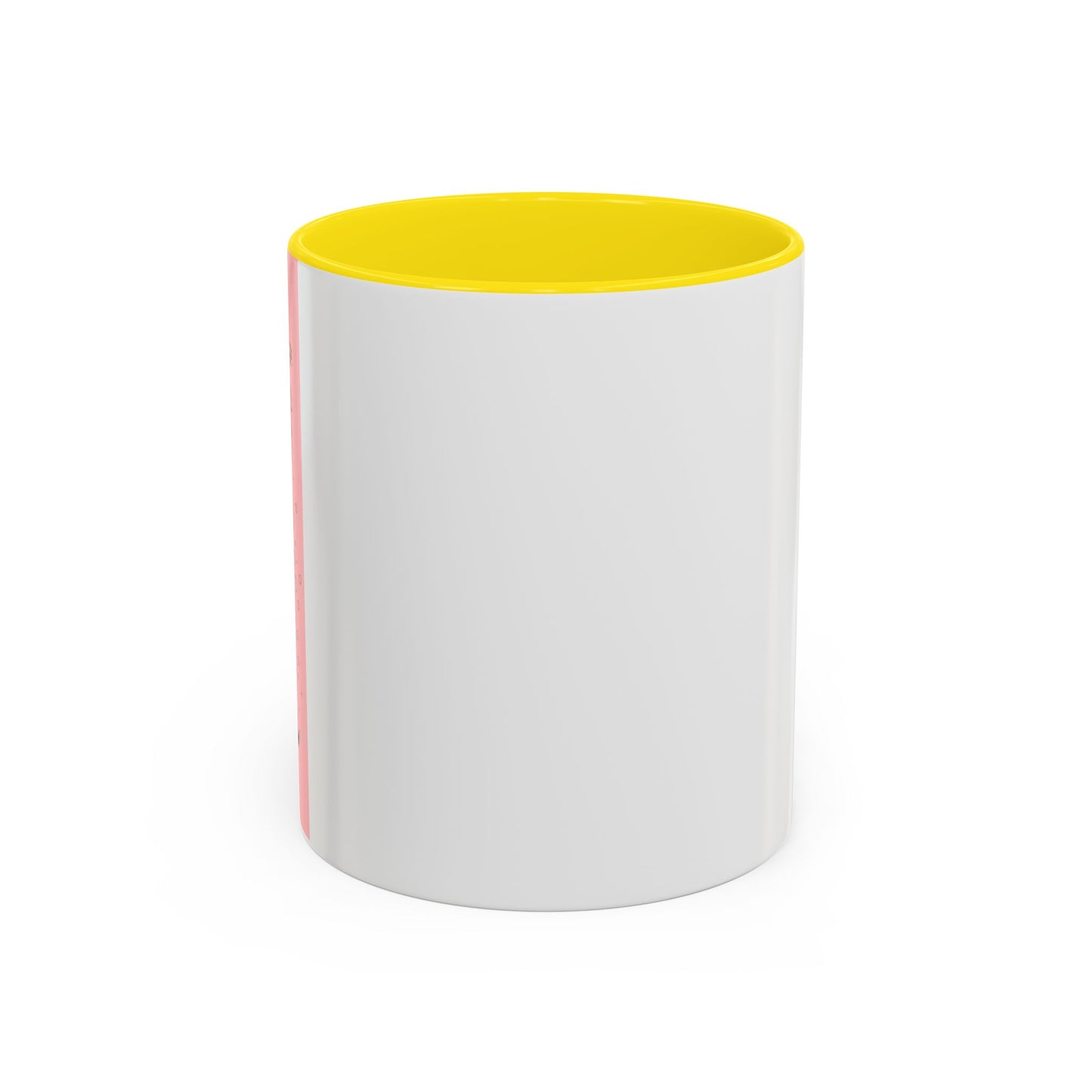 Minimal Pink Accent Coffee Mug | Accent Coffee Mug