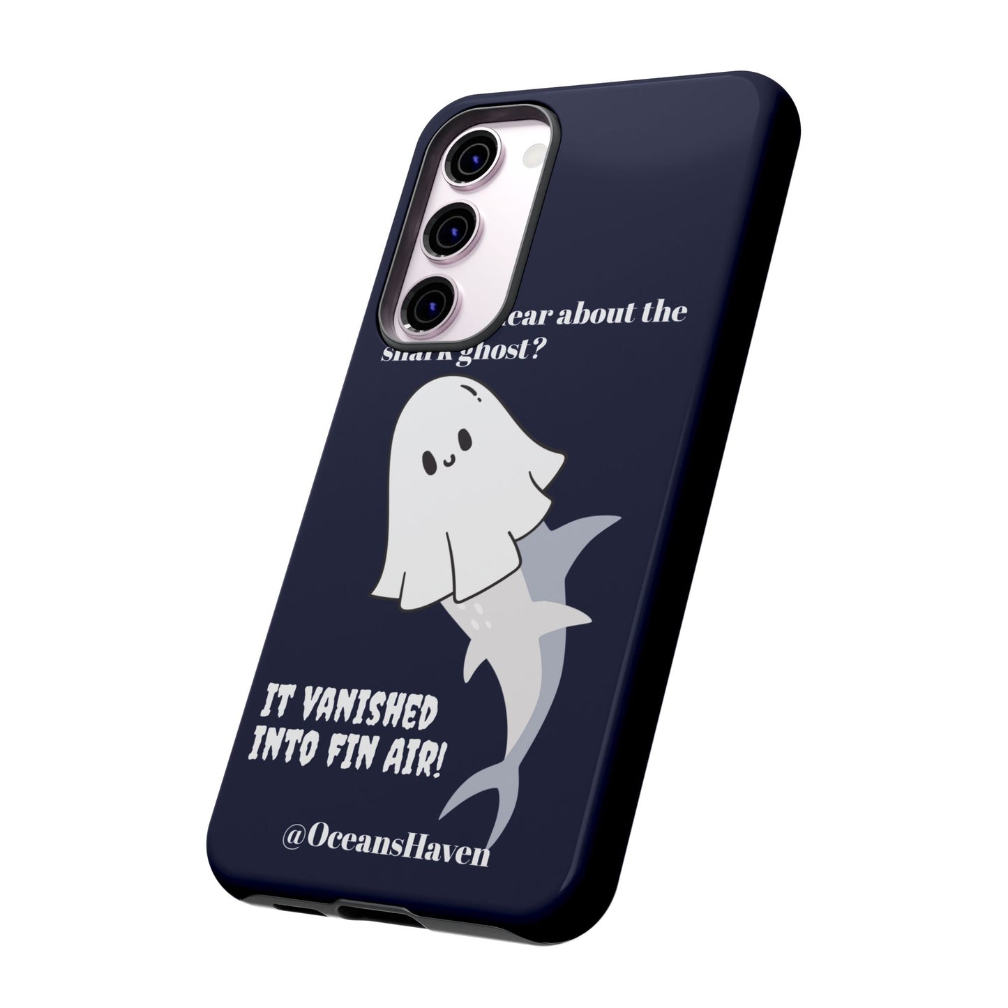 Cute Ghost Shark Phone Tough Phone Case