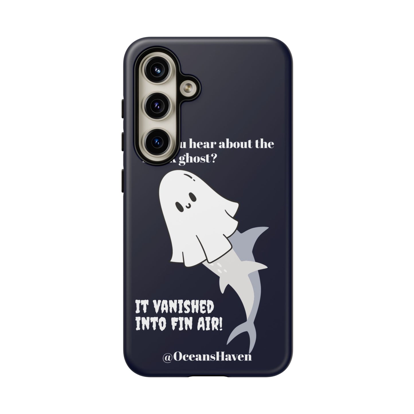 Cute Ghost Shark Phone Tough Phone Case