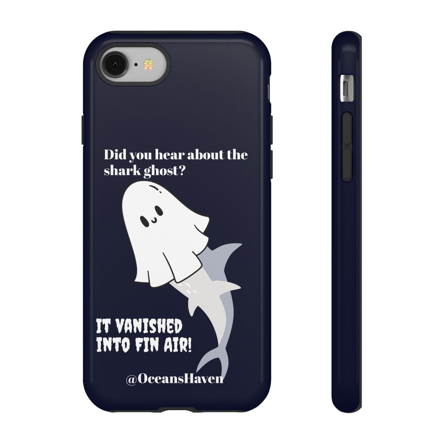 Cute Ghost Shark Phone Tough Phone Case