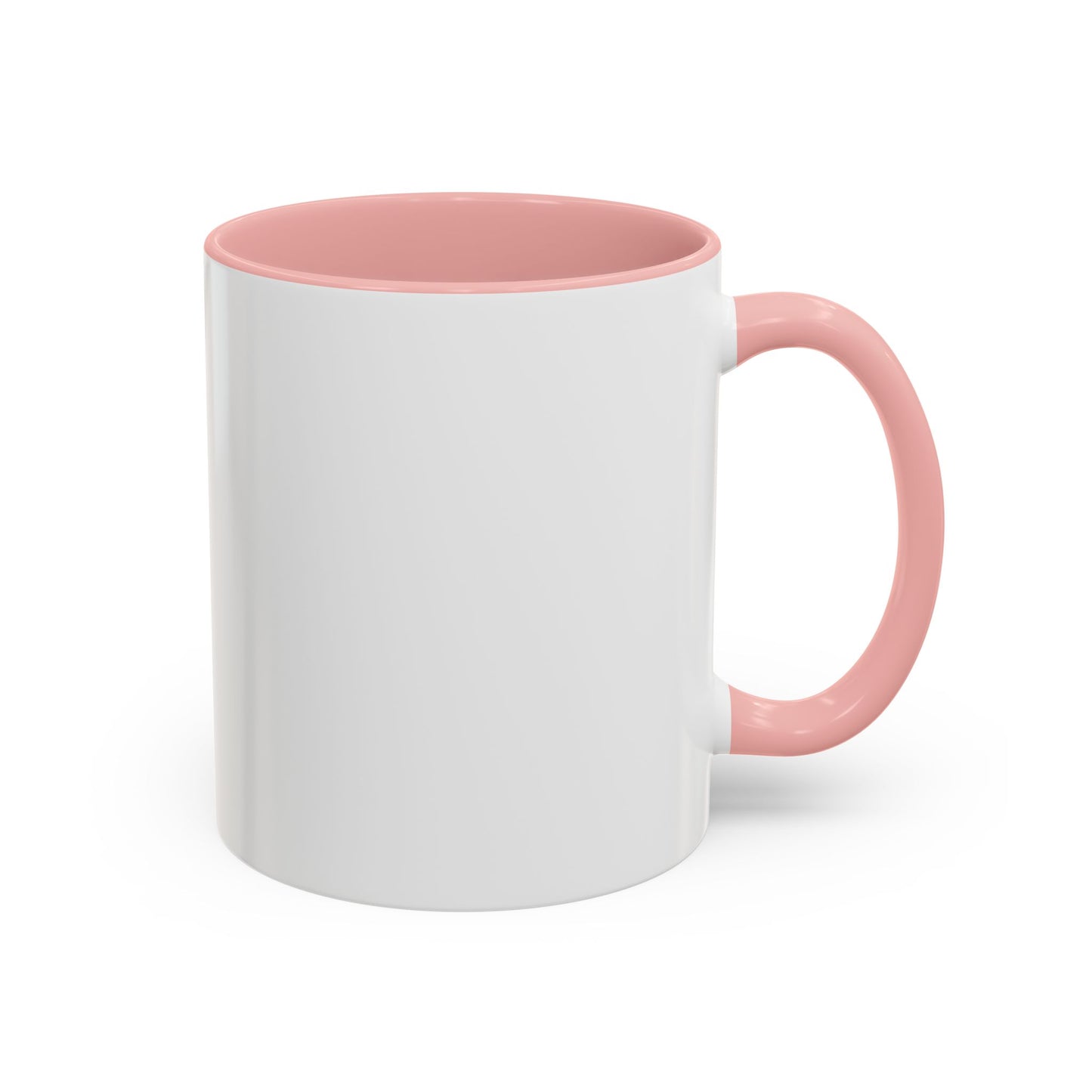 Minimal Pink Accent Coffee Mug | Accent Coffee Mug