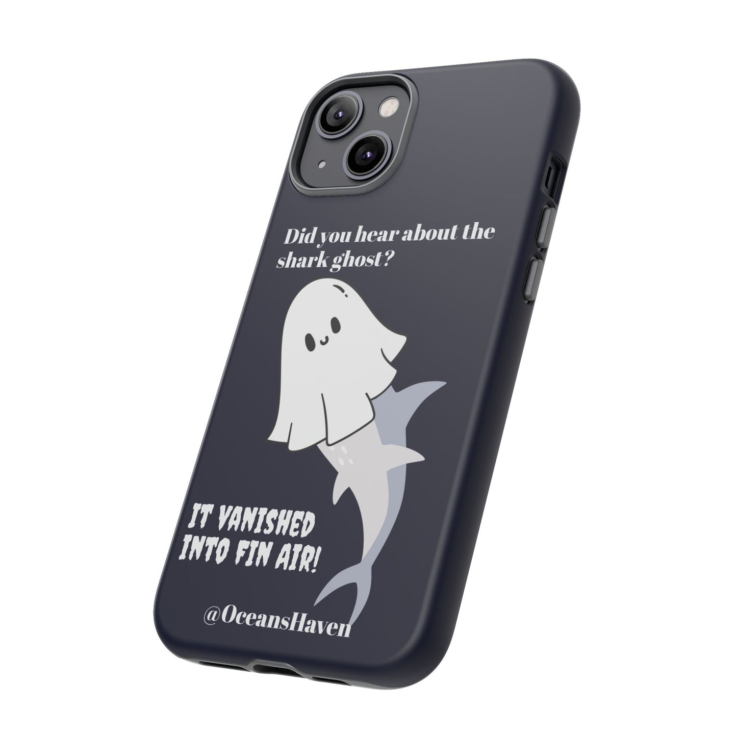 Cute Ghost Shark Phone Tough Phone Case