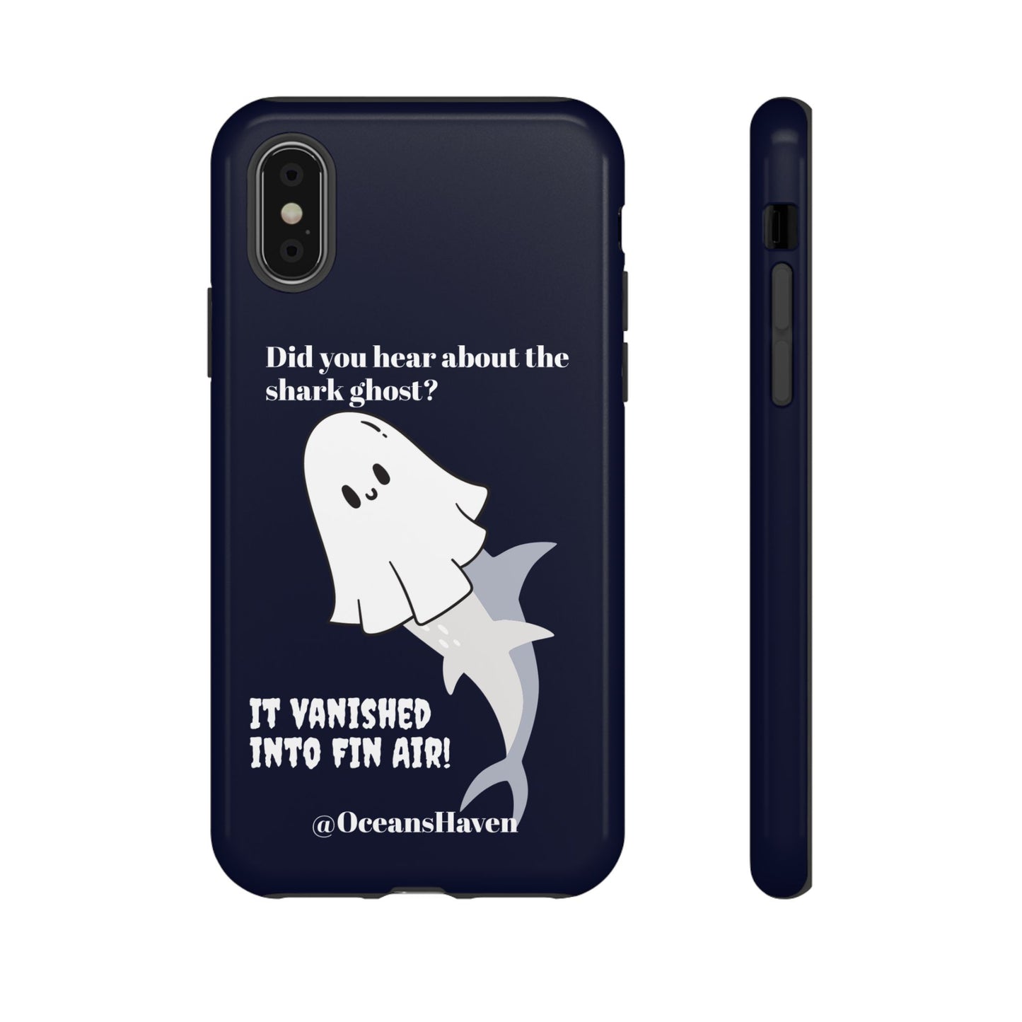 Cute Ghost Shark Phone Tough Phone Case