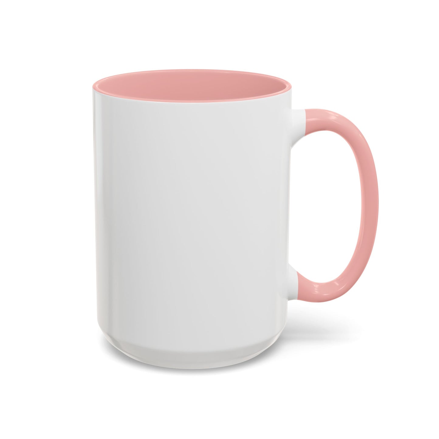 Minimal Pink Accent Coffee Mug | Accent Coffee Mug