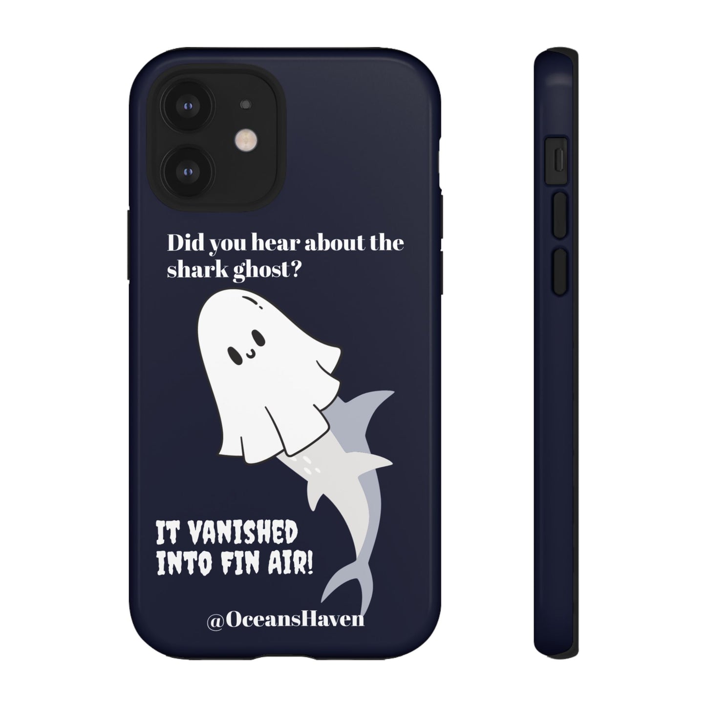 Cute Ghost Shark Phone Tough Phone Case