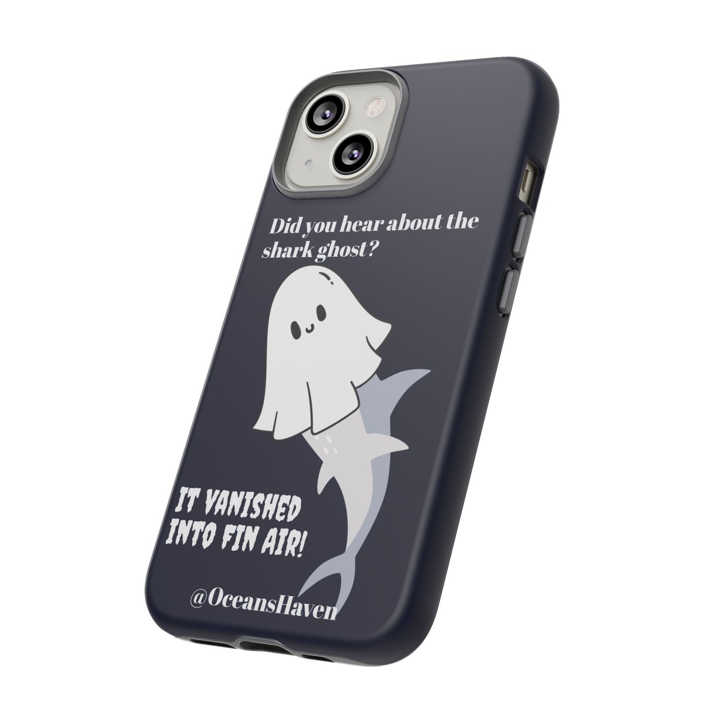 Cute Ghost Shark Phone Tough Phone Case