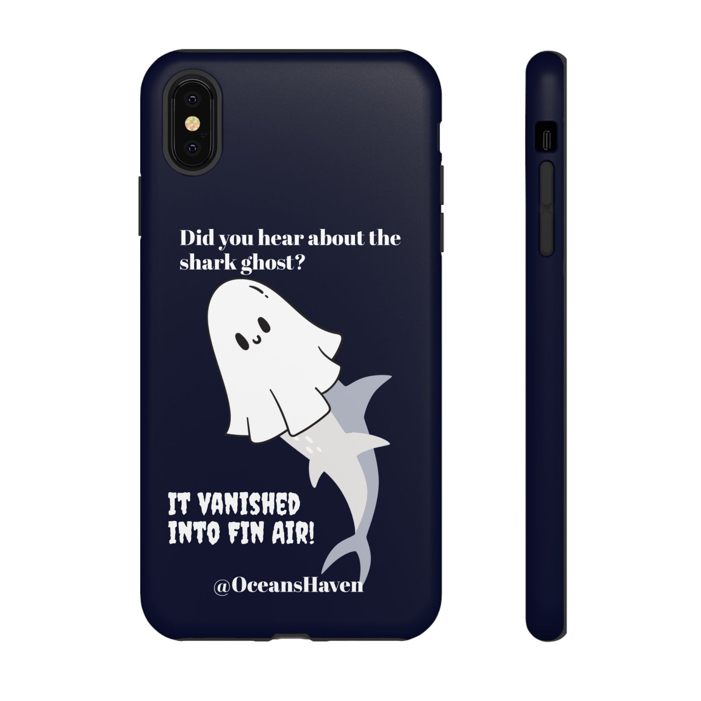 Cute Ghost Shark Phone Tough Phone Case