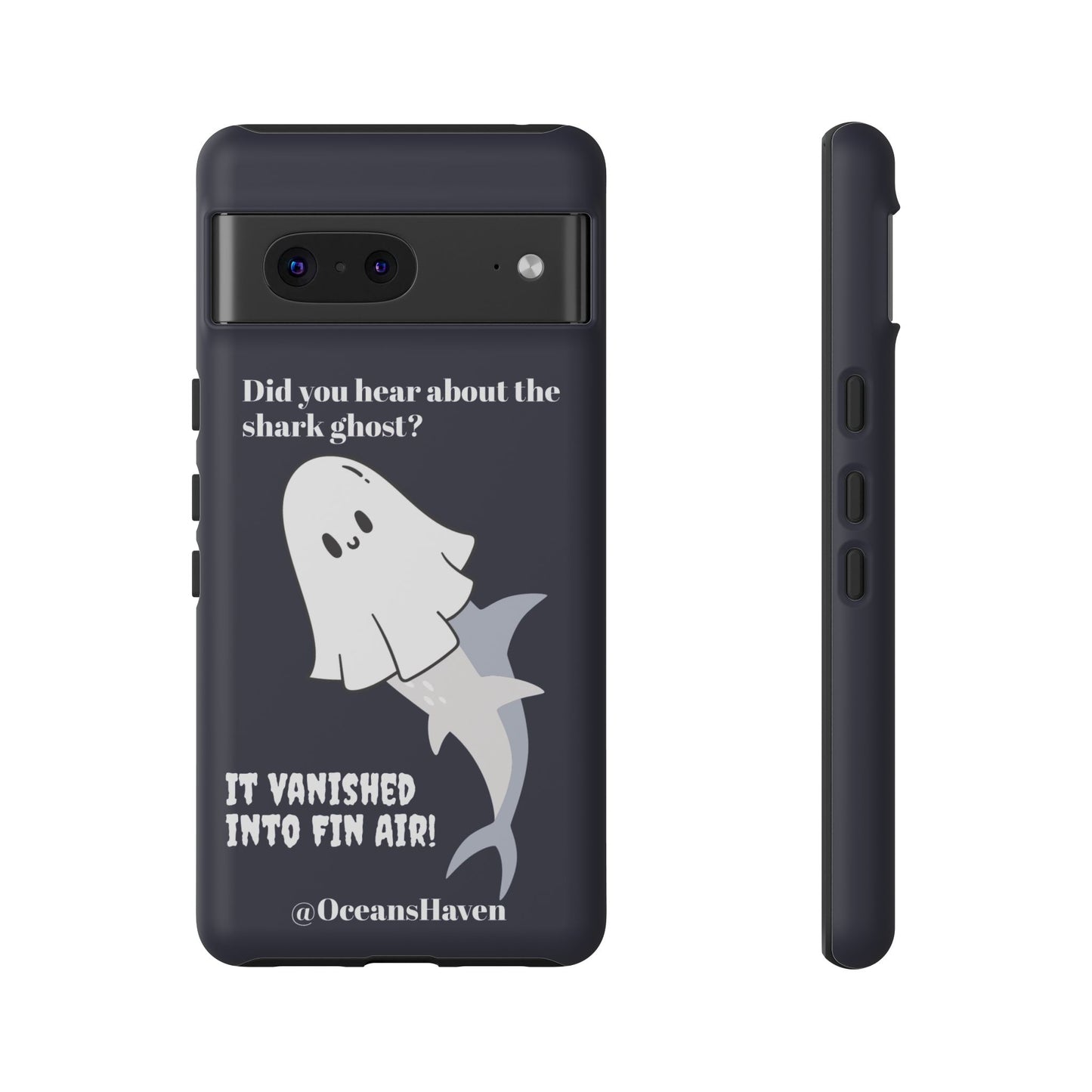 Cute Ghost Shark Phone Tough Phone Case