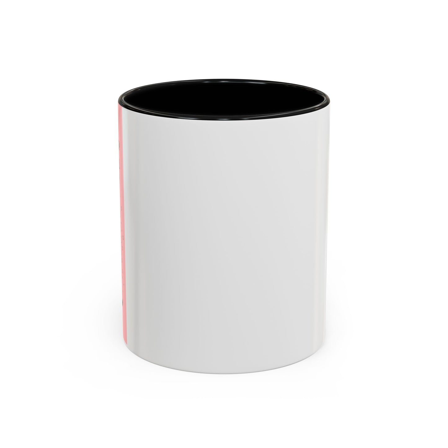 Minimal Pink Accent Coffee Mug | Accent Coffee Mug
