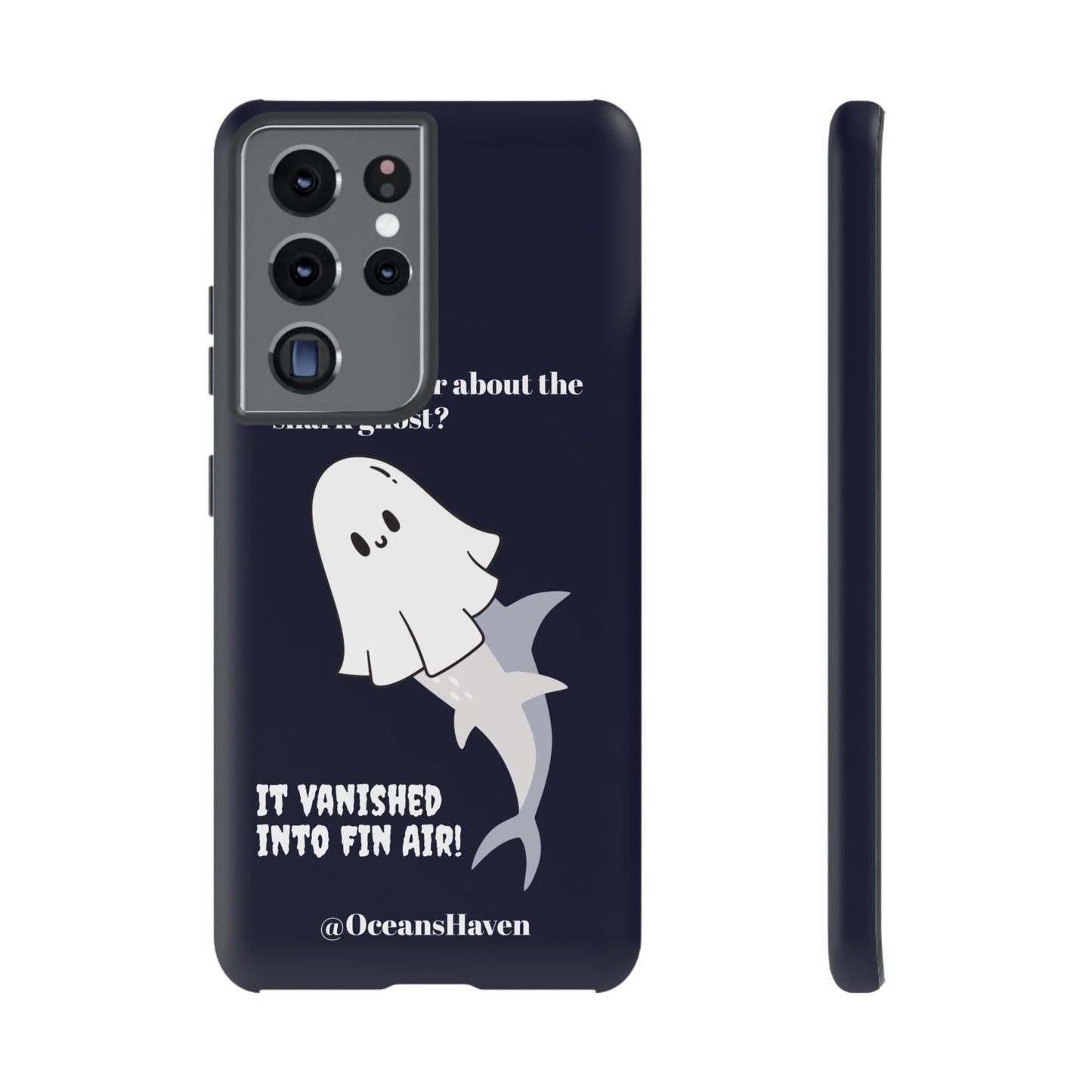 Cute Ghost Shark Phone Tough Phone Case