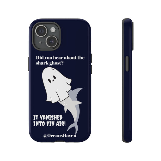 Cute Ghost Shark Phone Tough Phone Case