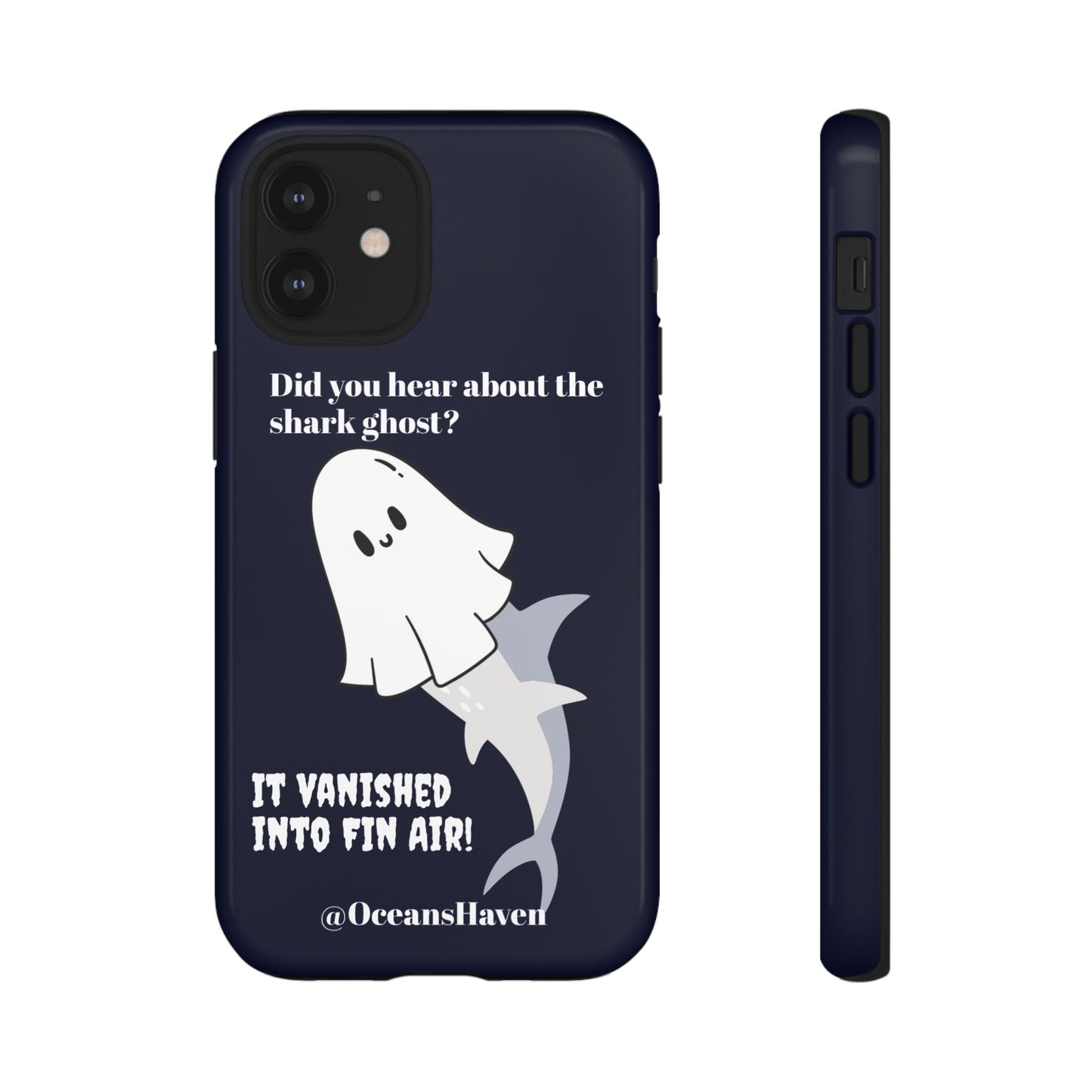 Cute Ghost Shark Phone Tough Phone Case