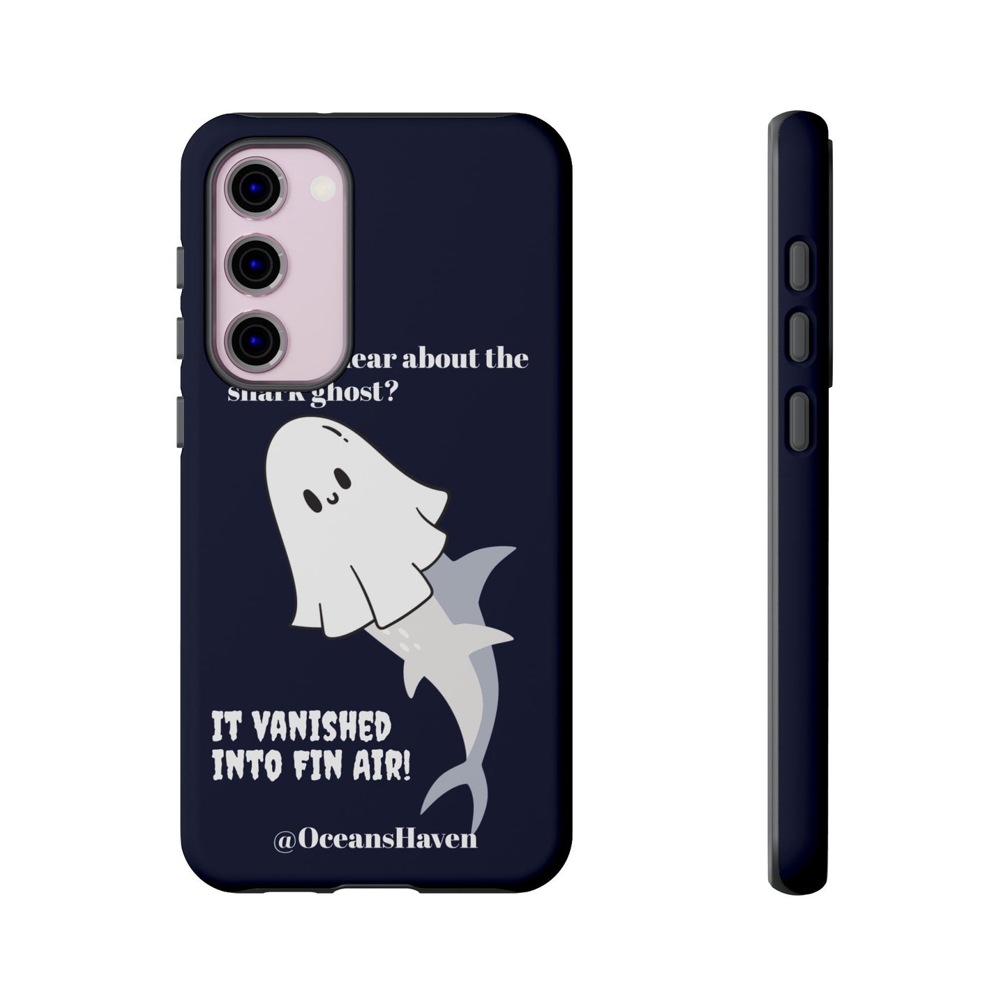 Cute Ghost Shark Phone Tough Phone Case