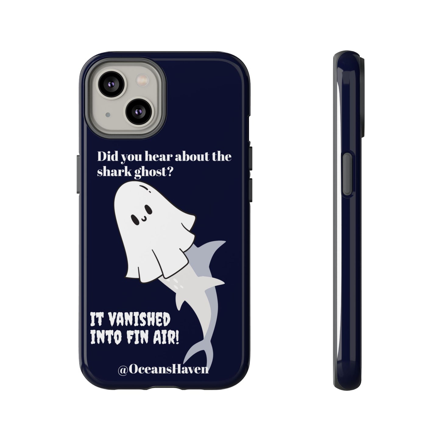 Cute Ghost Shark Phone Tough Phone Case