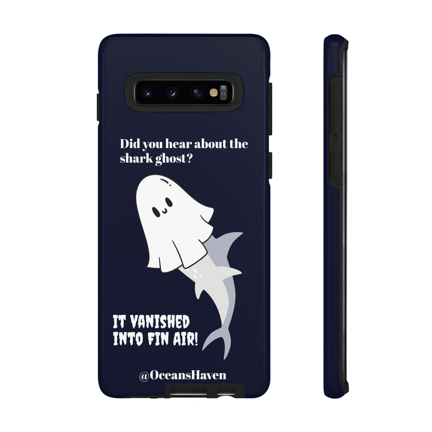 Cute Ghost Shark Phone Tough Phone Case