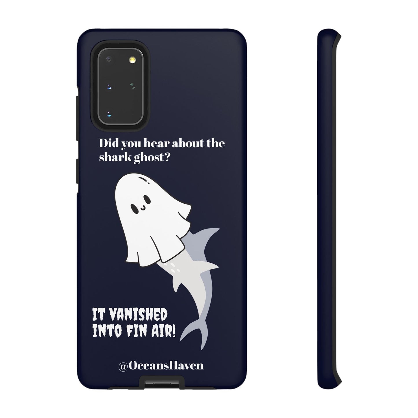 Cute Ghost Shark Phone Tough Phone Case