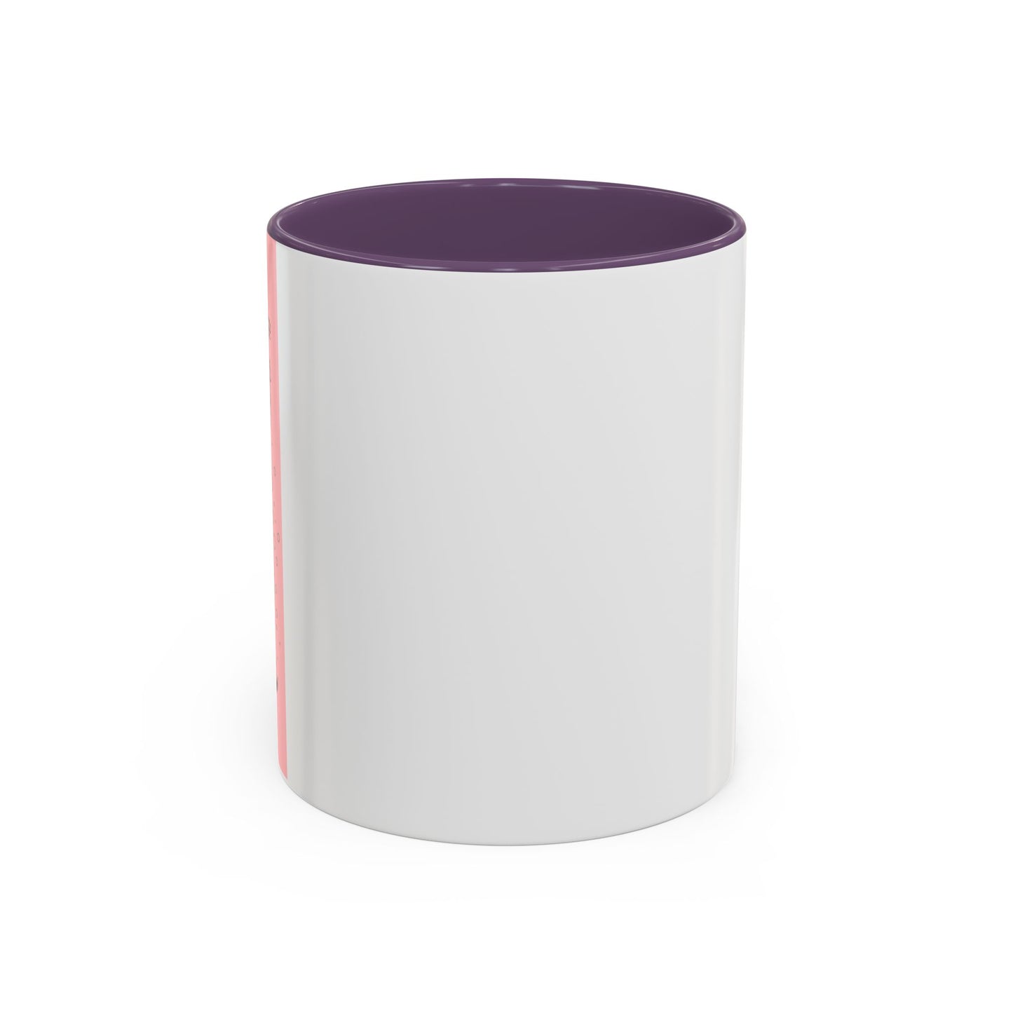 Minimal Pink Accent Coffee Mug | Accent Coffee Mug
