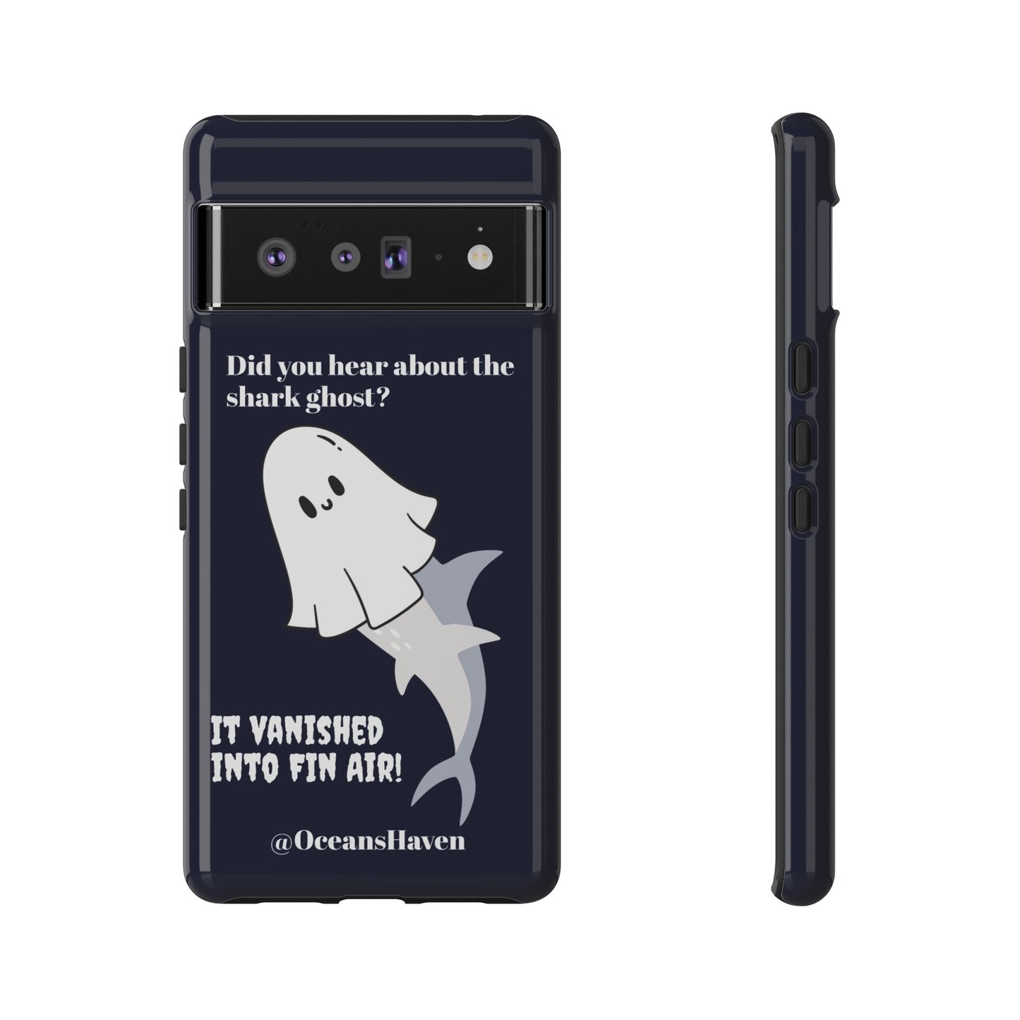 Cute Ghost Shark Phone Tough Phone Case